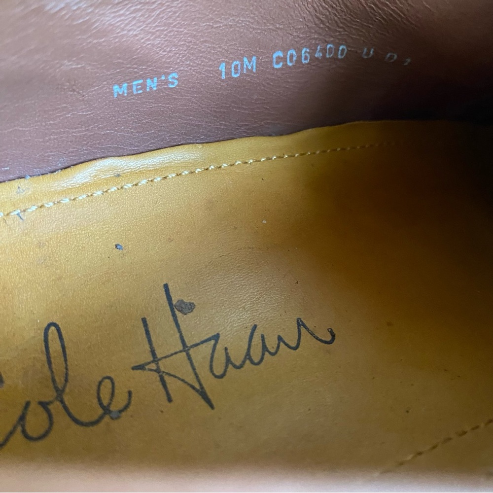 Cole Haan Split Toe Leather Oxford Dress Shoes - Picture 10 of 10